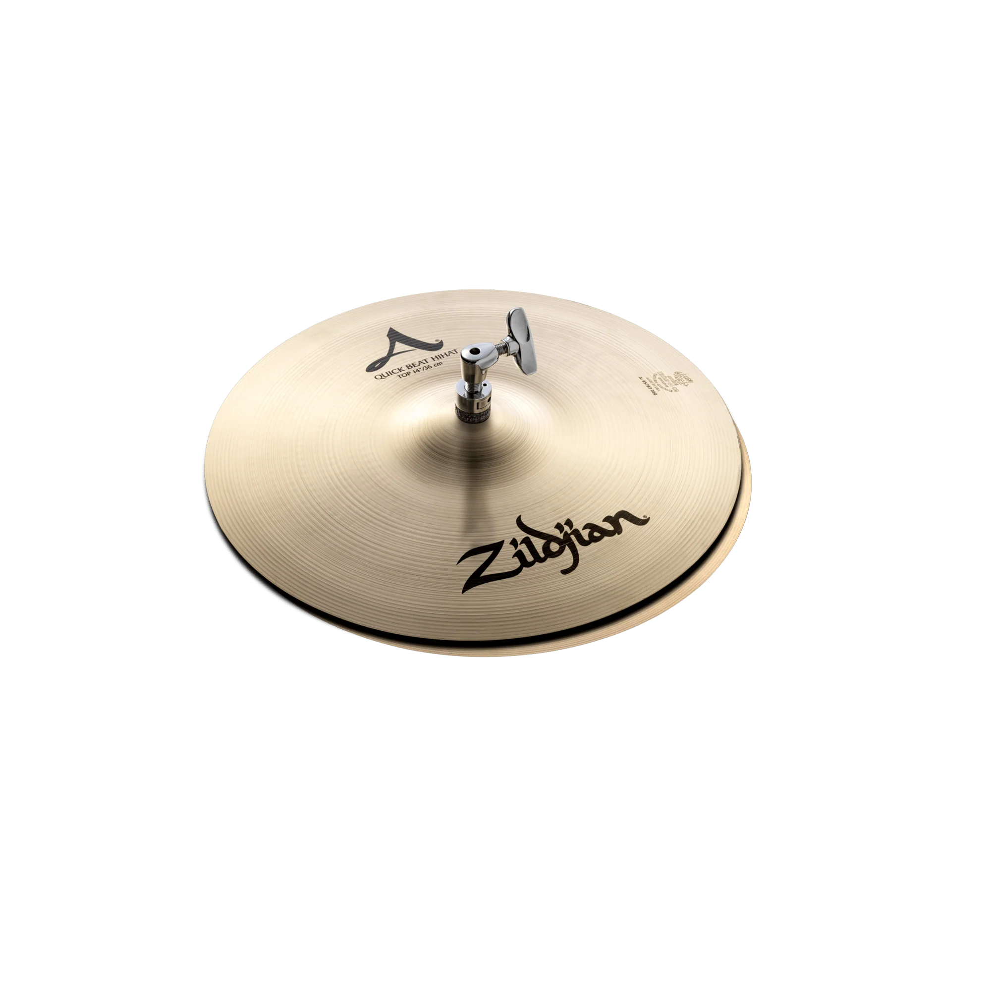 14" A Zildjian Quick Beat HiHats - Image 2