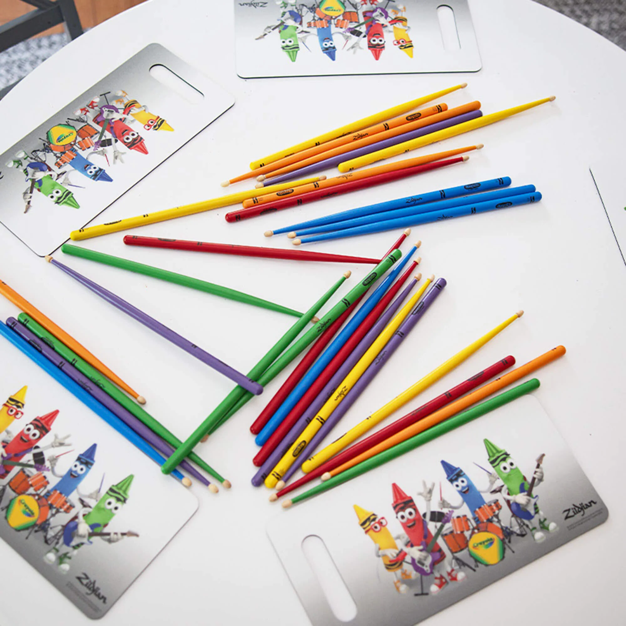 Zildjian x Crayola Pack, 6 Kids Drumsticks & Pad - Image 10