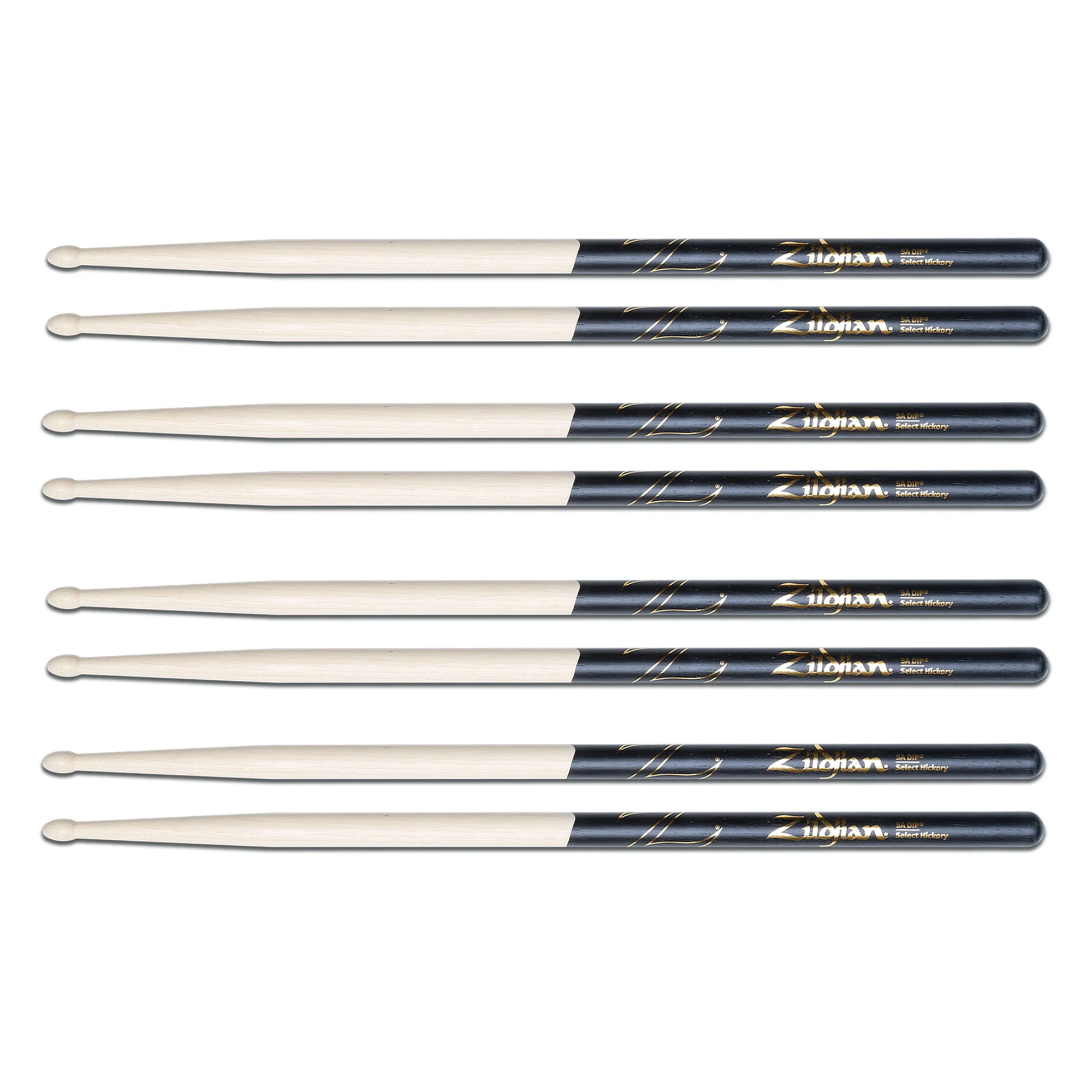 Drumsticks 5A DIP 4PR W/ Free Towel, Drumkey - Image 2