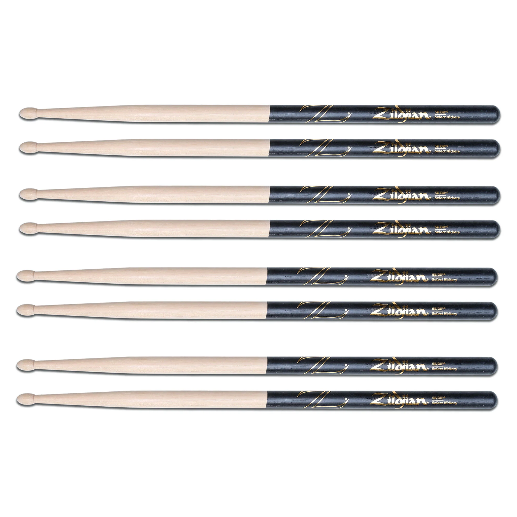 Drumsticks 5B DIP 4PR W/ Free Towel, Drumkey - Image 2