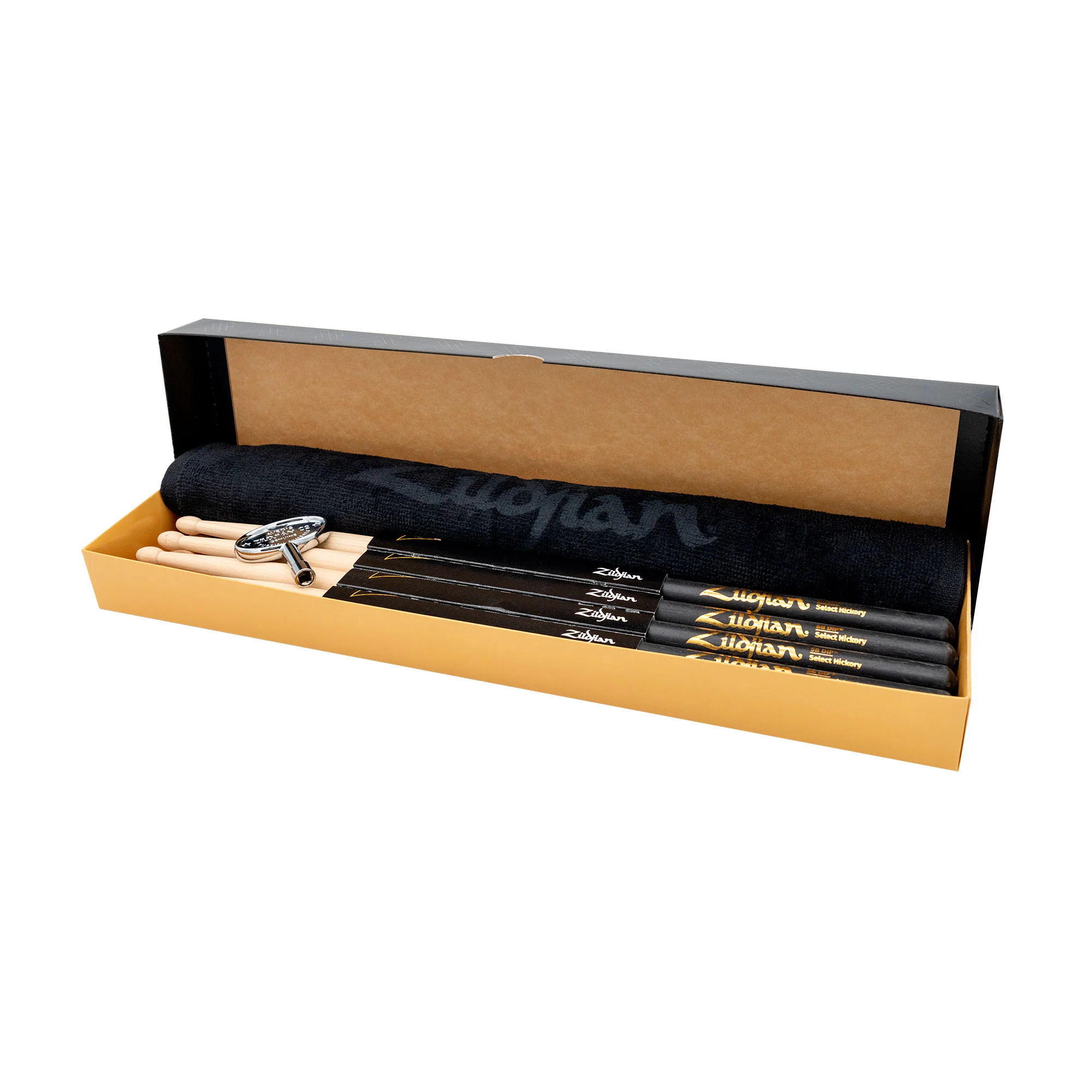 Drumsticks 5B DIP 4PR W/ Free Towel, Drumkey - Image 5