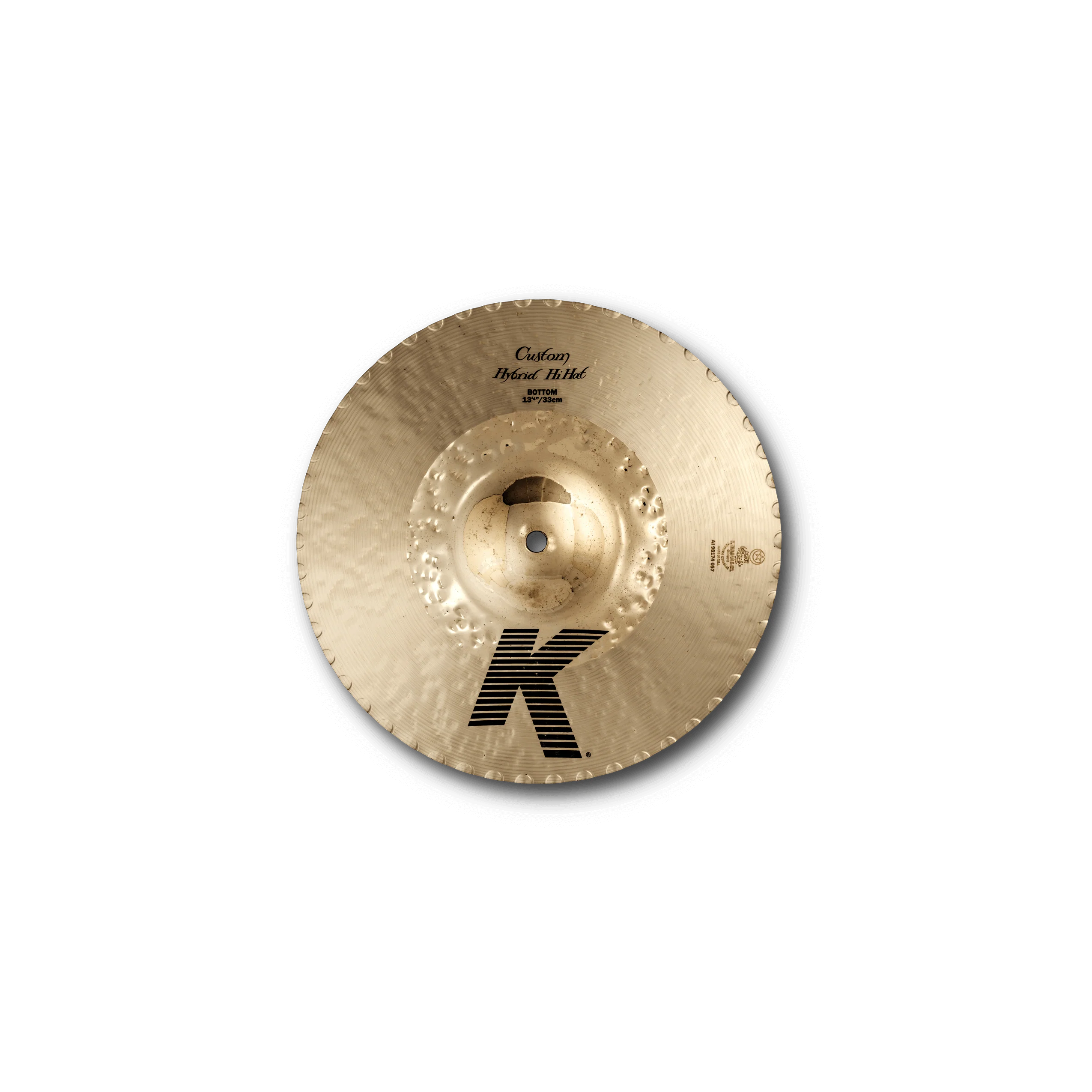 14-1/4" K Custom Hybrid HiHats - Image 3