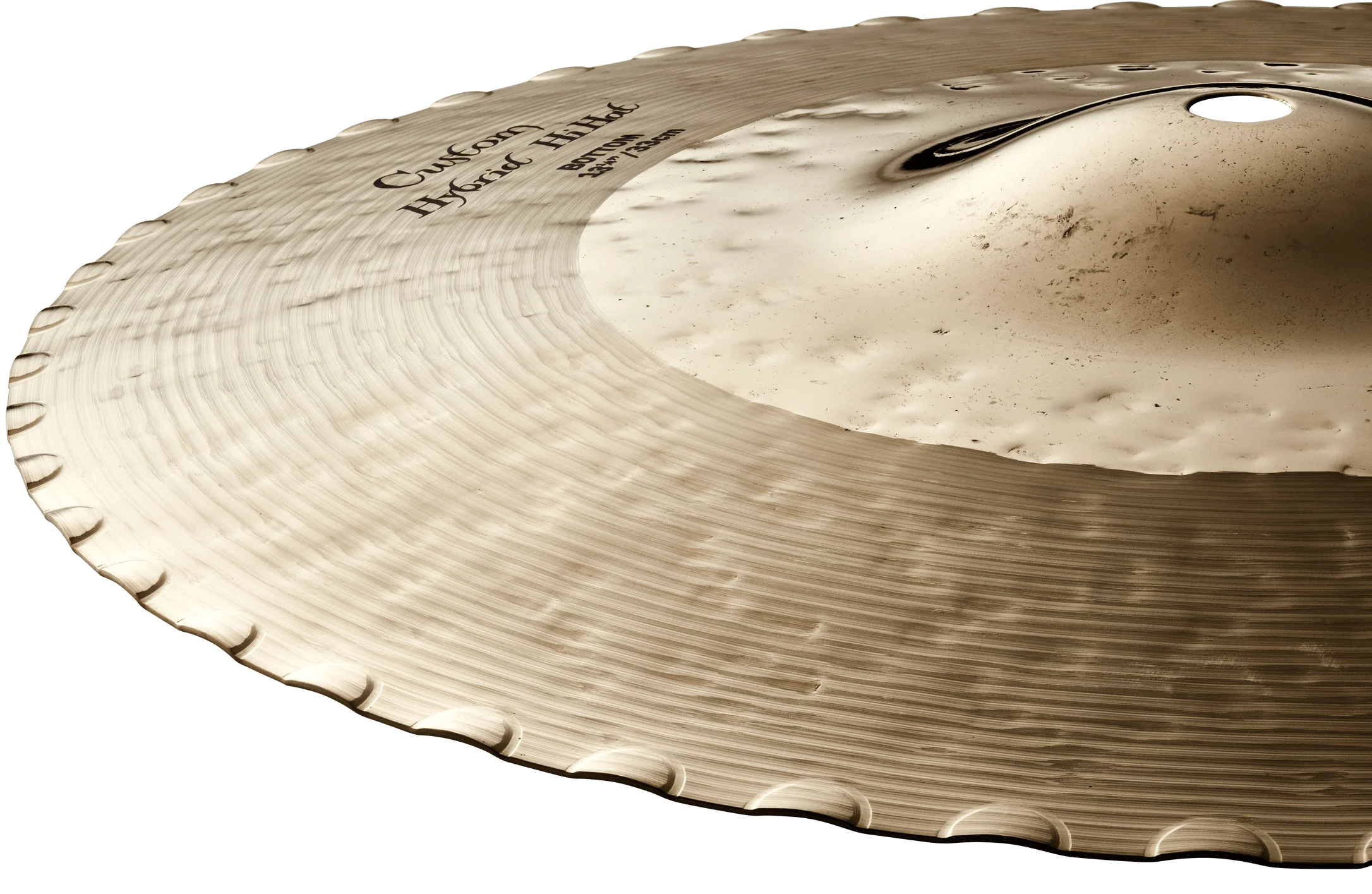 14-1/4" K Custom Hybrid HiHats - Image 5