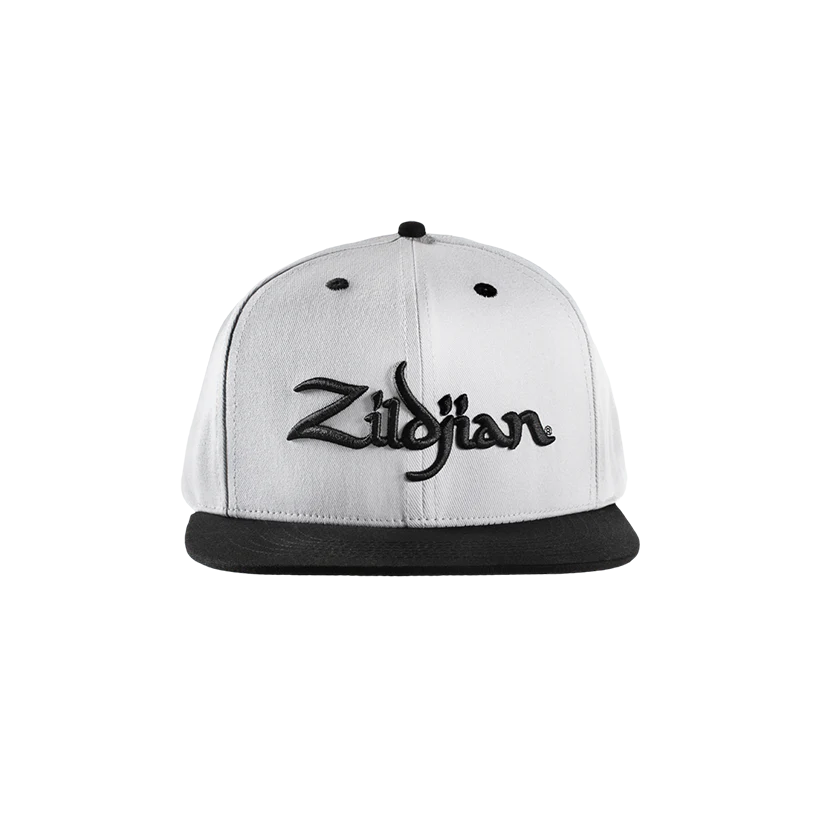 Zildjian White 6-Panel Snapback Hat - Image 3