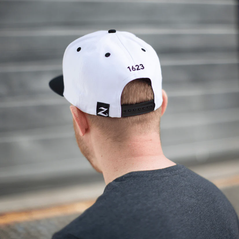 Zildjian White 6-Panel Snapback Hat - Image 6