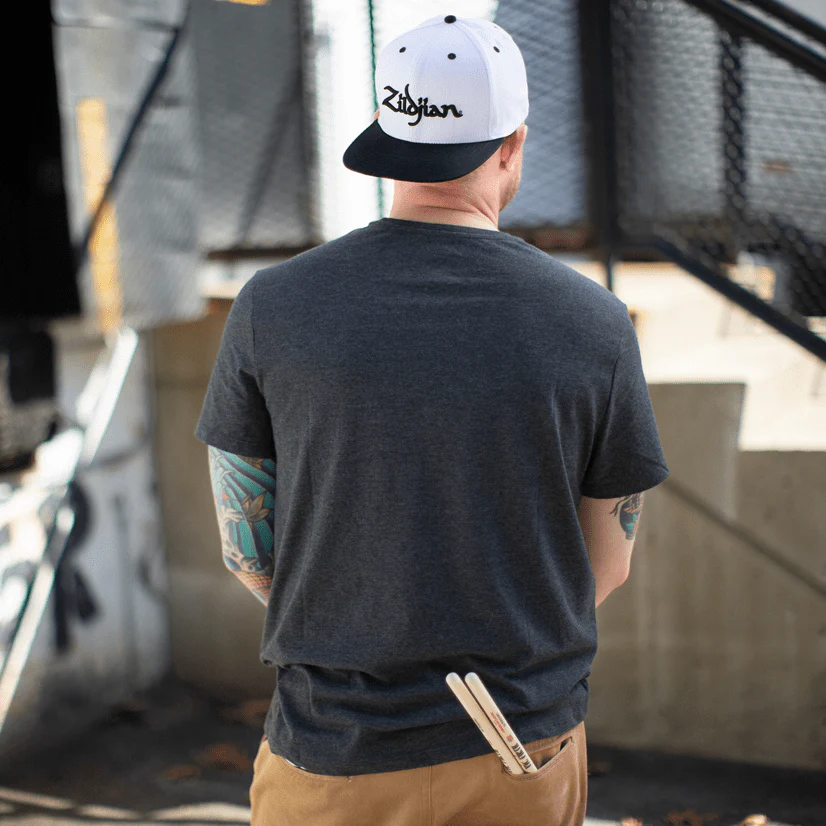 Zildjian White 6-Panel Snapback Hat - Image 7