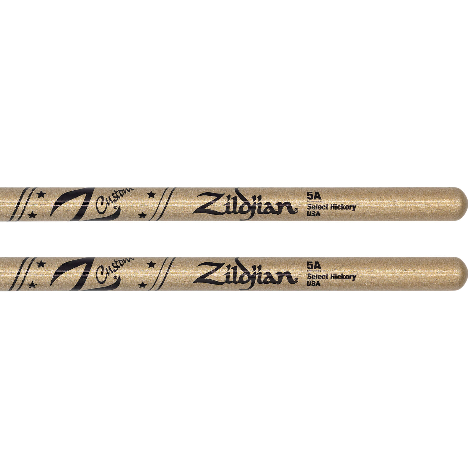 Z Custom LE Drumstick Collection 5A Gold Chroma, Wood Tip - Image 4