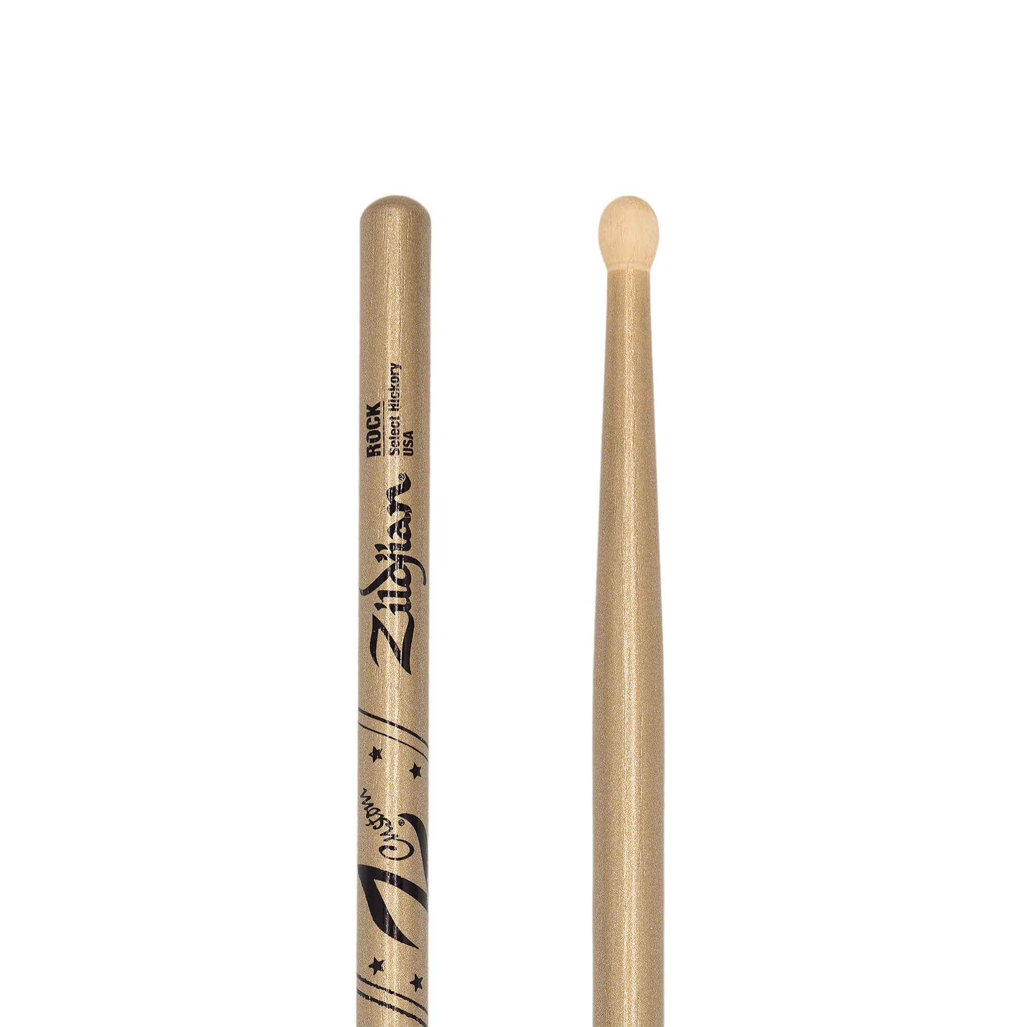 Z Custom LE Drumstick Collection ROCK Gold Chroma, Wood Tip - Image 4