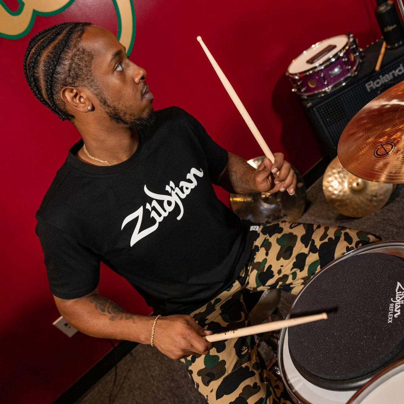 Zildjian Classic Logo Tee - Image 11