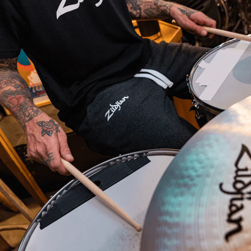 Zildjian Gray Fleece Joggers - Image 7