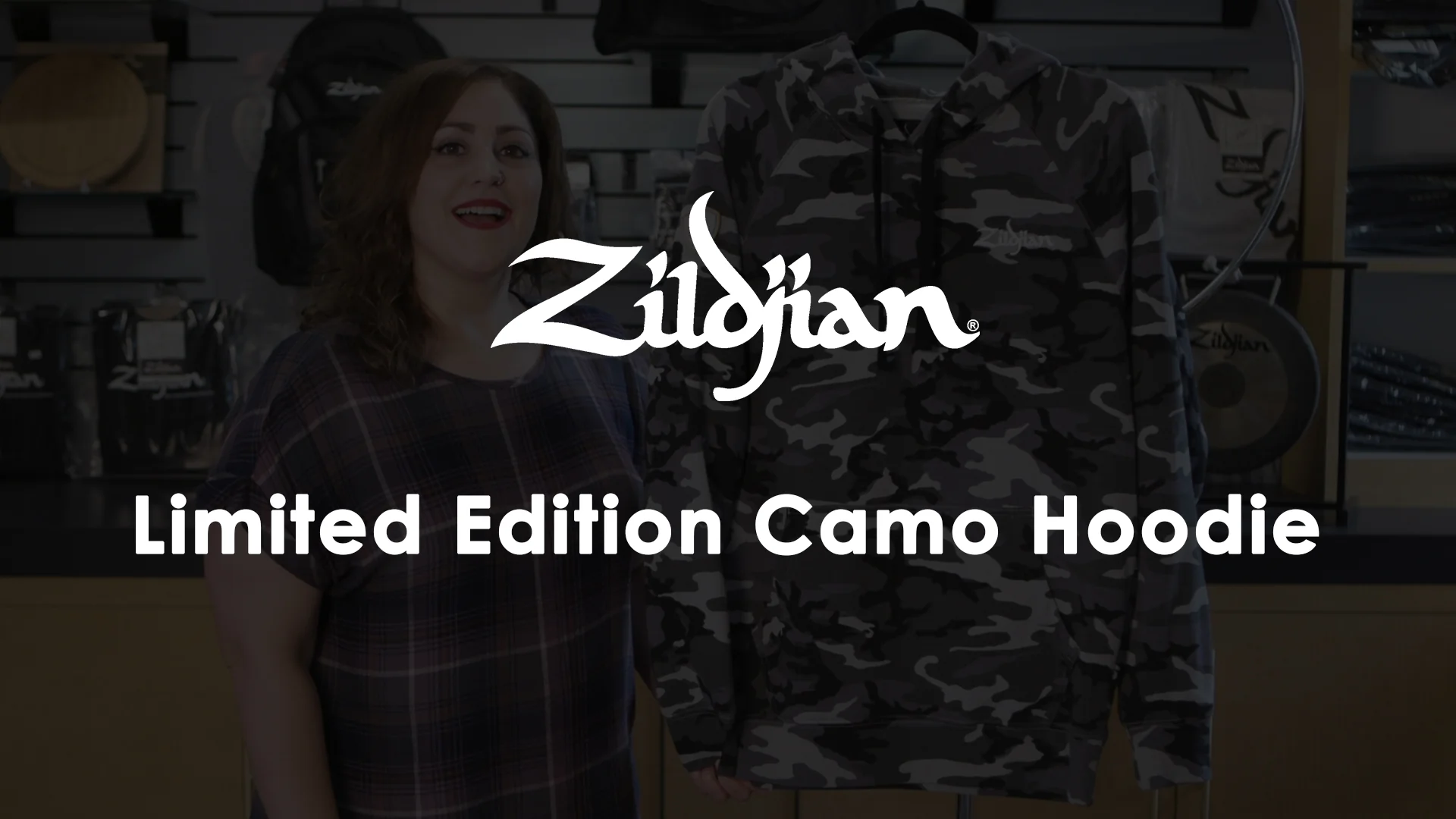 Zildjian Limited Edition Camo Hoodie - Image 7