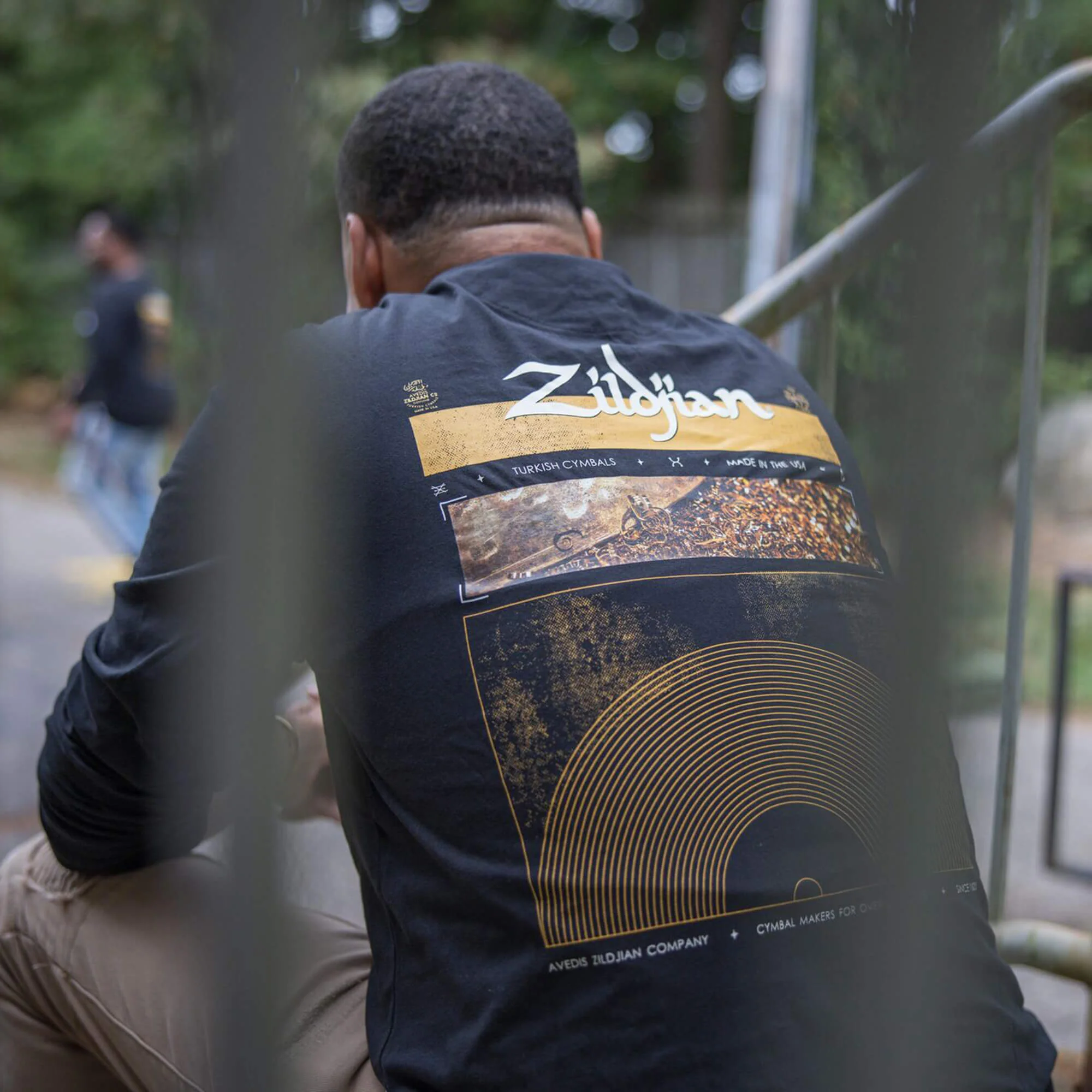 Zildjian Long Sleeve Black Tee - Image 3