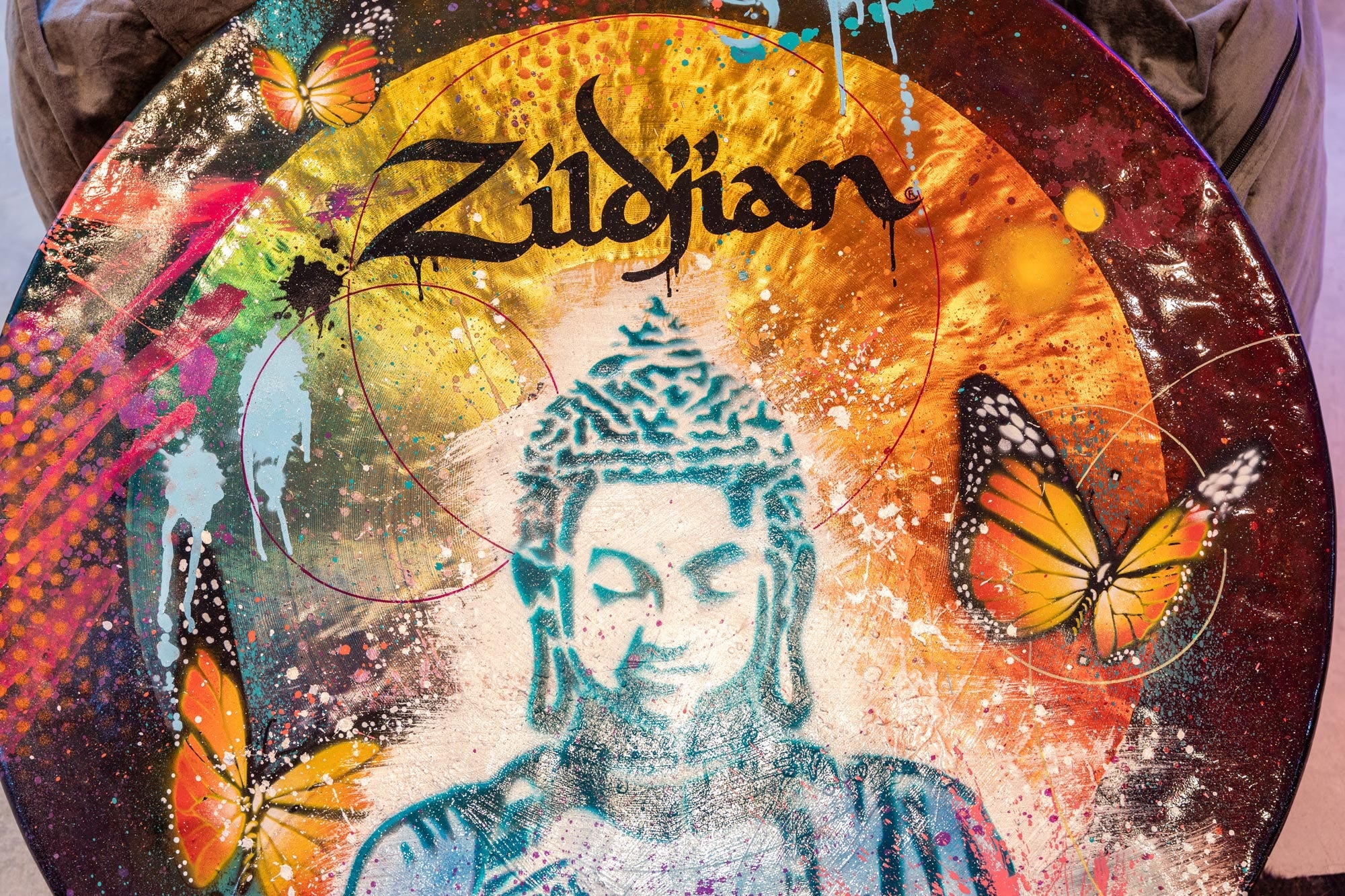 ZILDJIAN X RISK LTD ED ORIG CYMBAL ART - Image 15