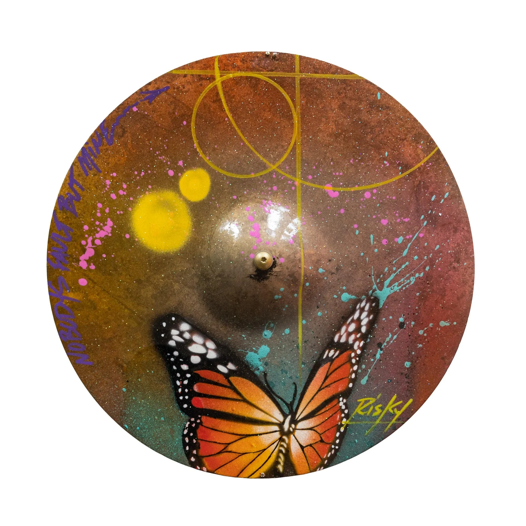 ZILDJIAN X RISK LTD ED ORIG CYMBAL ART - Image 20