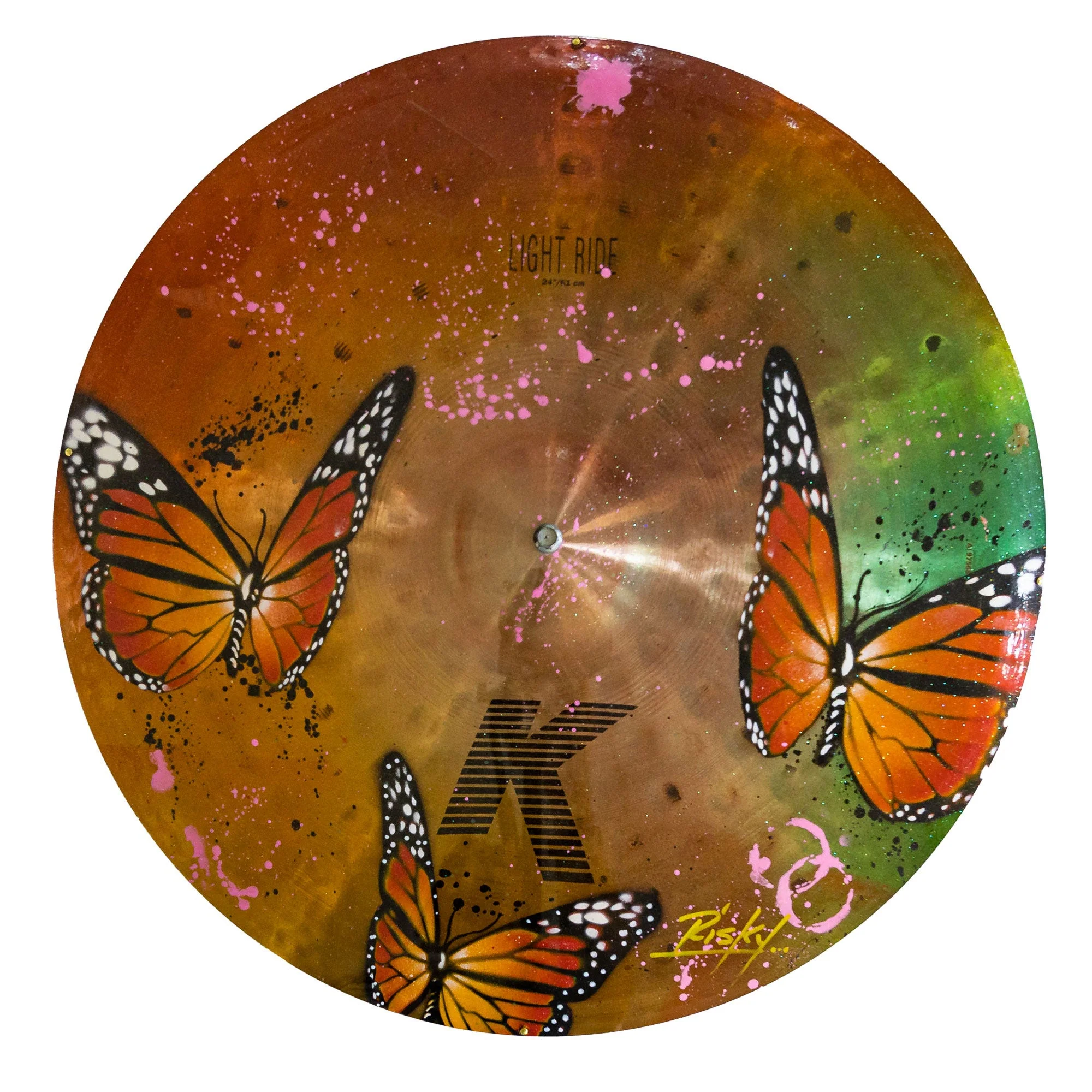 ZILDJIAN X RISK LTD ED ORIG CYMBAL ART - Image 9