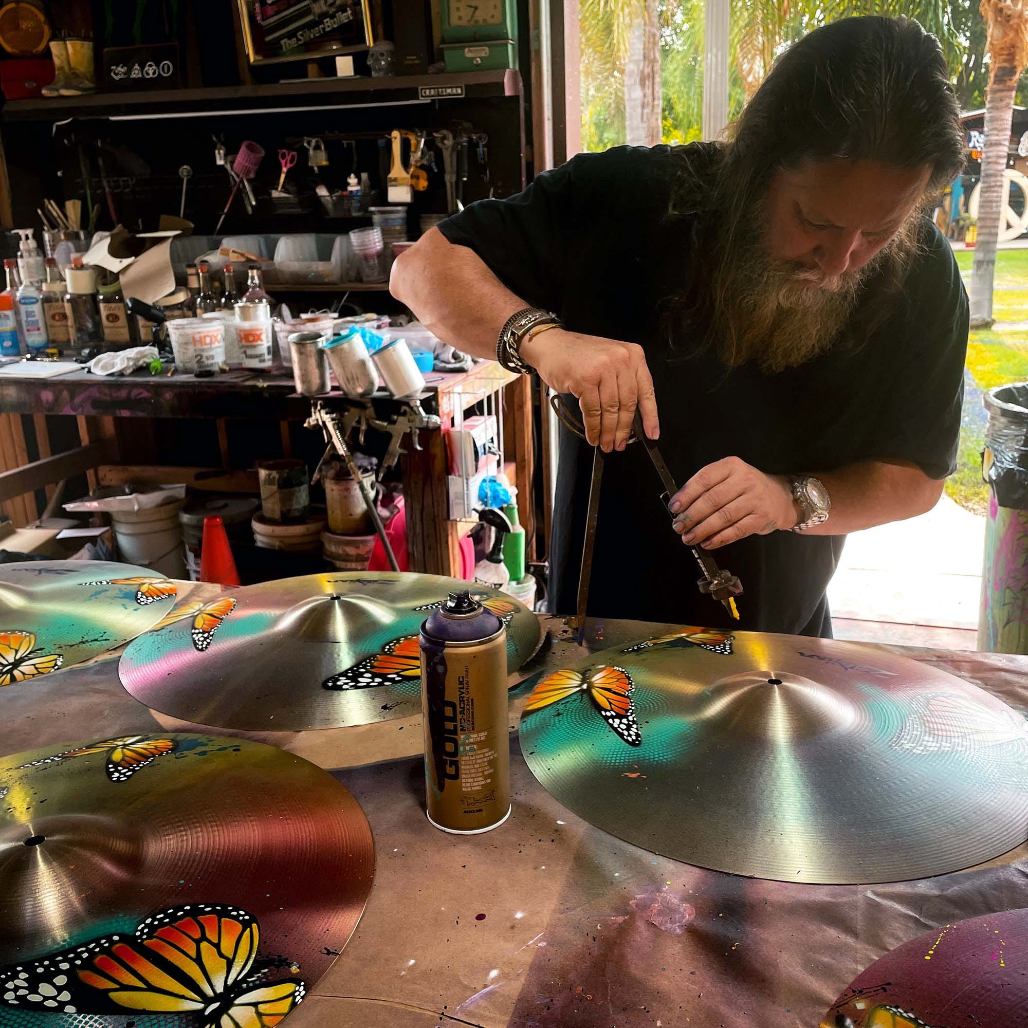ZILDJIAN X RISK LTD EDITION CYMBAL PRINT - Image 3