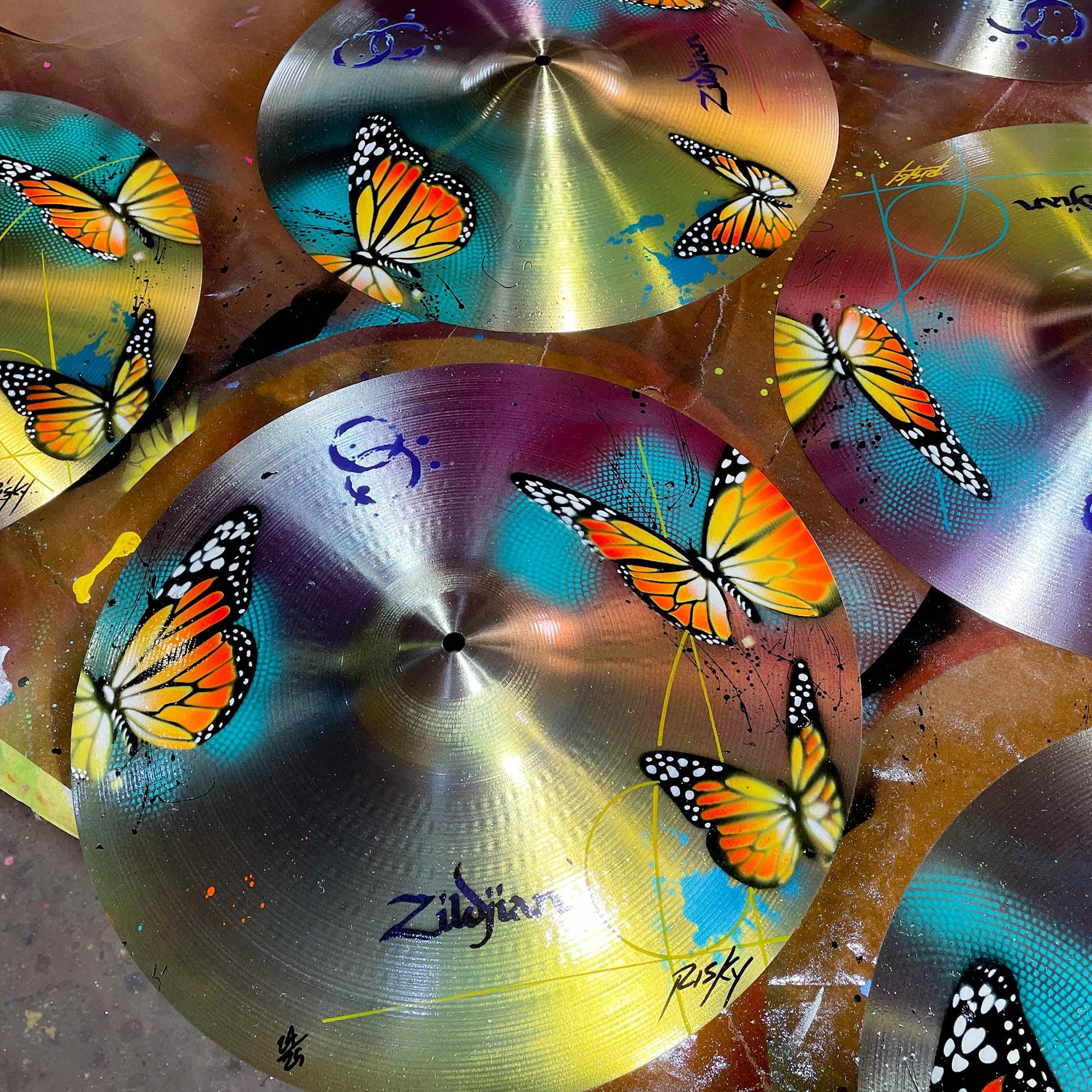 ZILDJIAN X RISK LTD EDITION CYMBAL PRINT - Image 4