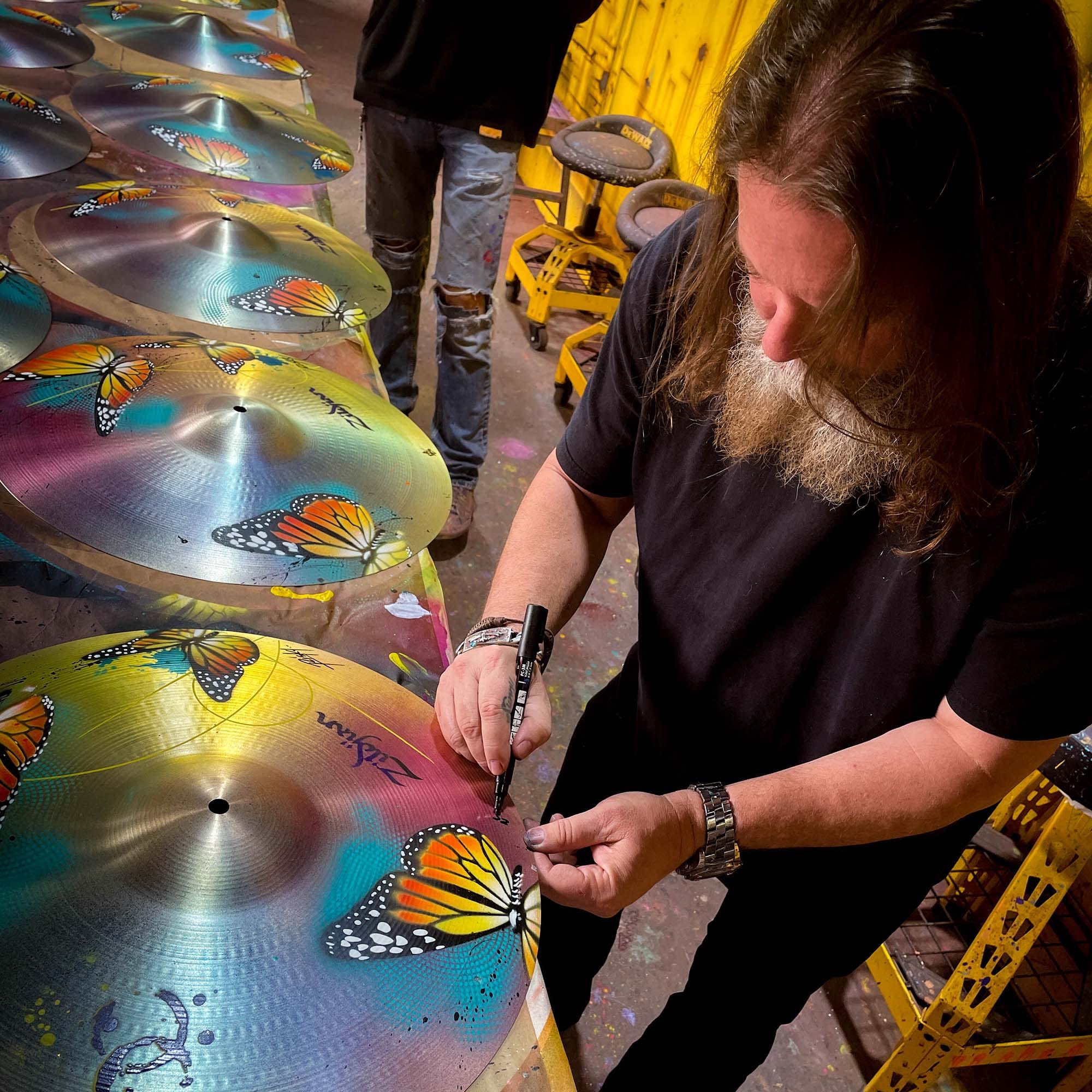 ZILDJIAN X RISK LTD EDITION CYMBAL PRINT - Image 6