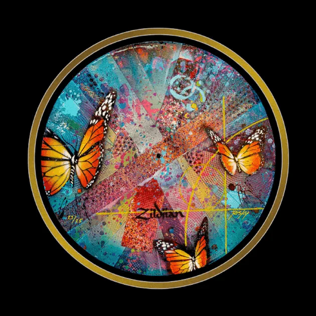 ZILDJIAN X RISK LTD EDITION PAPER CYMBAL PRINTS - Image 14
