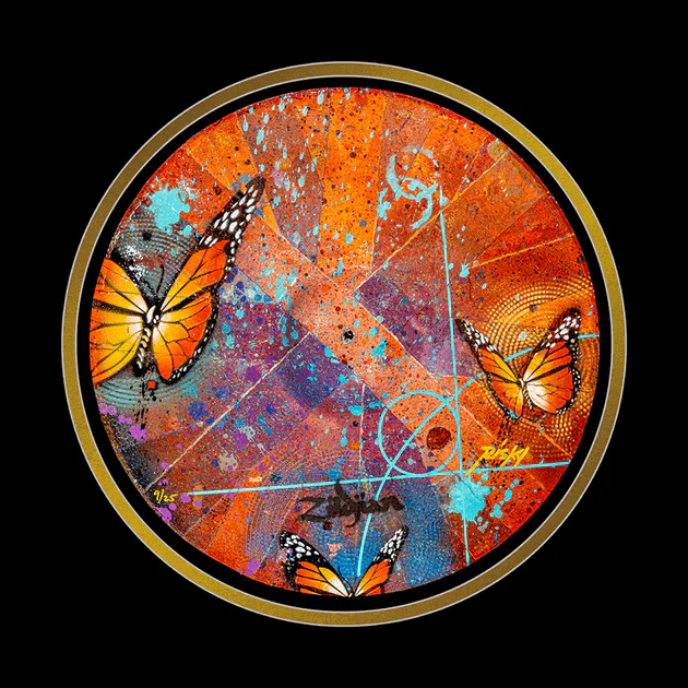 ZILDJIAN X RISK LTD EDITION PAPER CYMBAL PRINTS - Image 28